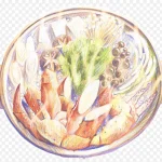 手绘美食 免费PNG素材