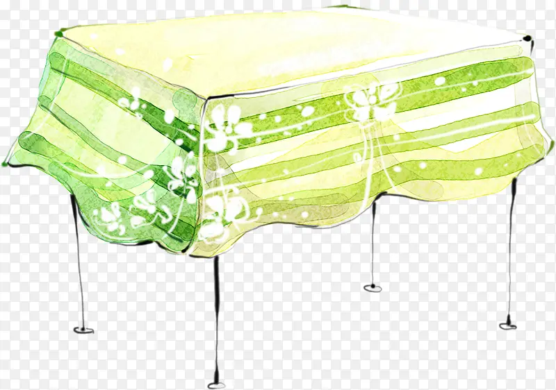 卡通手绘清新桌子