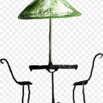 手绘桌椅家具 透明背景PNG