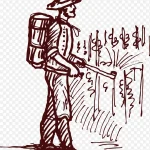 手绘园丁 PNG素材下载