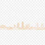 手绘城市背景 高清PNG