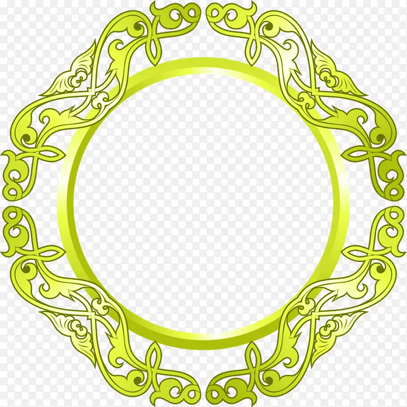 绿色装饰外框