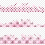 红色小圆点装饰元素 免费PNG素材