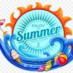 夏季summer装饰素材 透明背景PNG