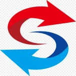 红蓝装饰图图片 透明背景PNG