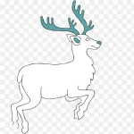 卡通鹿 PNG素材下载