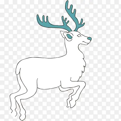 卡通鹿