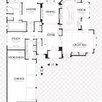 大房间住宅平面图设计 PNG素材下载