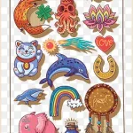 创意设计动物集合 透明背景PNG