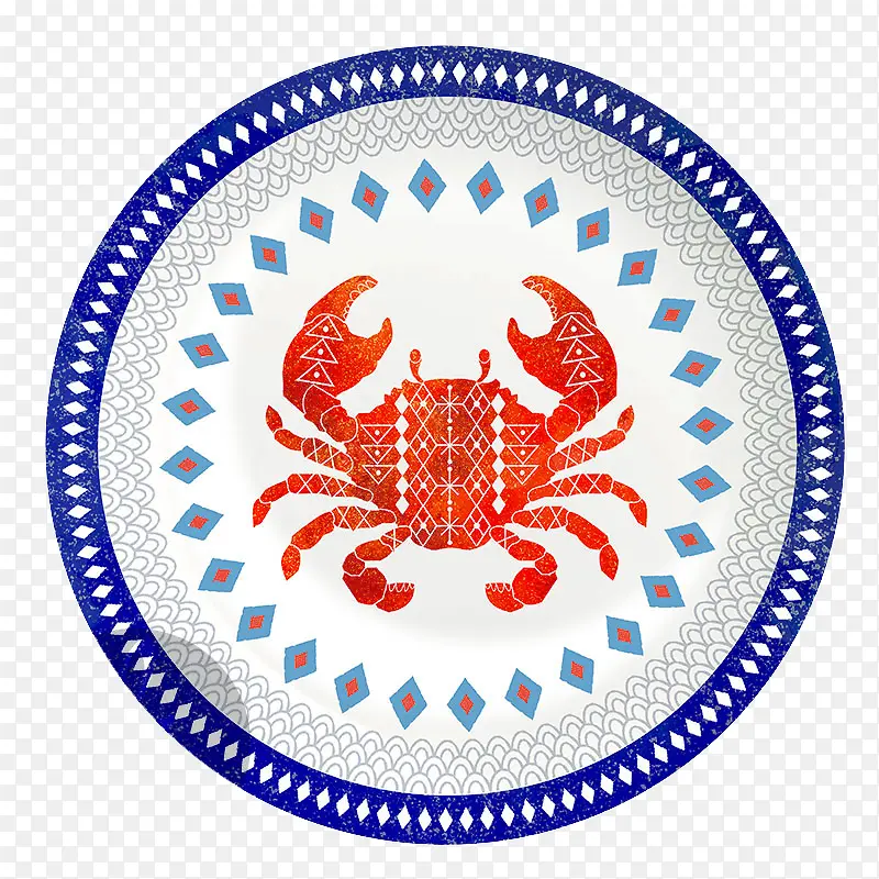 创意设计螃蟹盘子