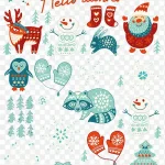 创意设计卡通圣诞 PNG素材下载