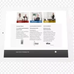 企业网站介绍页面设计 免费PNG素材