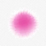 红色泼墨装饰 透明背景PNG