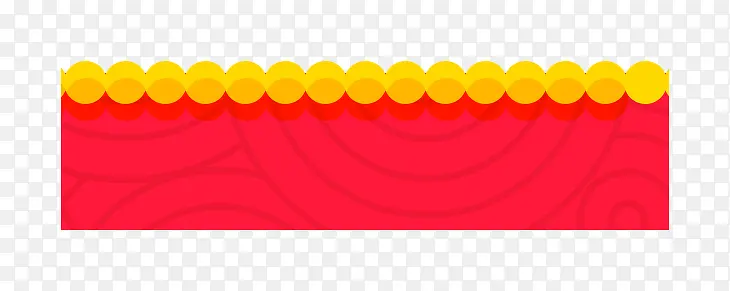 红色红色素材半圆