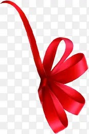 红色蝴蝶结大红色