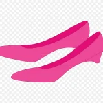 红色皮鞋卡通矢量素材 免费PNG素材