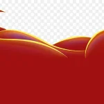 红色底边卡片标签 免费PNG素材