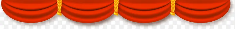 红色喜庆帷幕