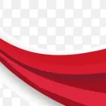 红色彩带 透明背景PNG
