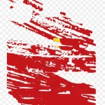 红色笔触 高清PNG