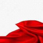 红色飘带 PNG素材下载