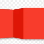 红色立体边框 免费PNG素材