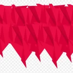 红色背景 透明背景PNG