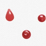 漂亮创意红色珠子 高清PNG