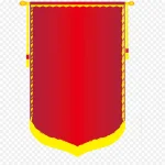 简约红色锦旗免扣素材 PNG素材下载