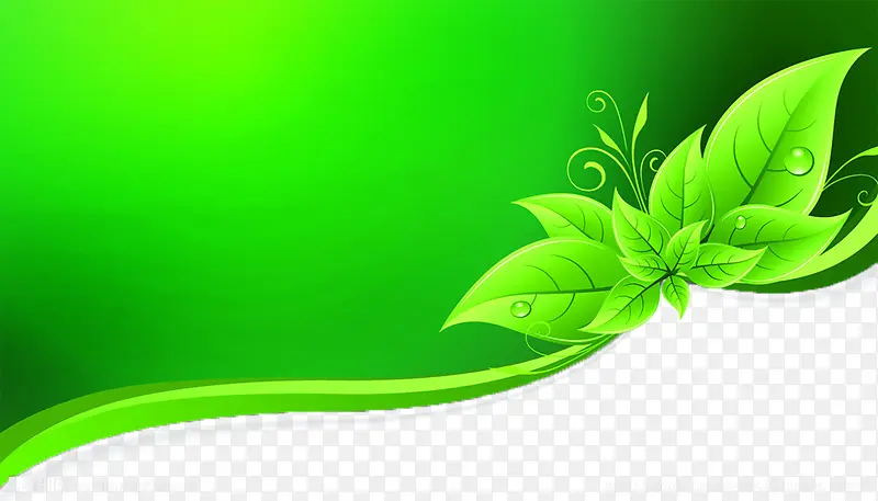 绿色背景