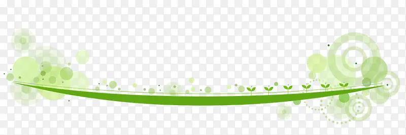 绿色草地和绿色光晕