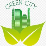 绿色城市 透明背景PNG