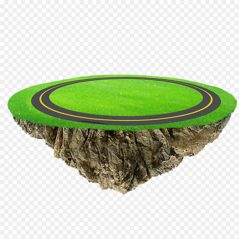 绿色跑道
