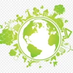 绿色地球 高清PNG