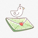 绿色信封素材 免费PNG素材