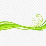 绿色条纹背景 免费PNG素材