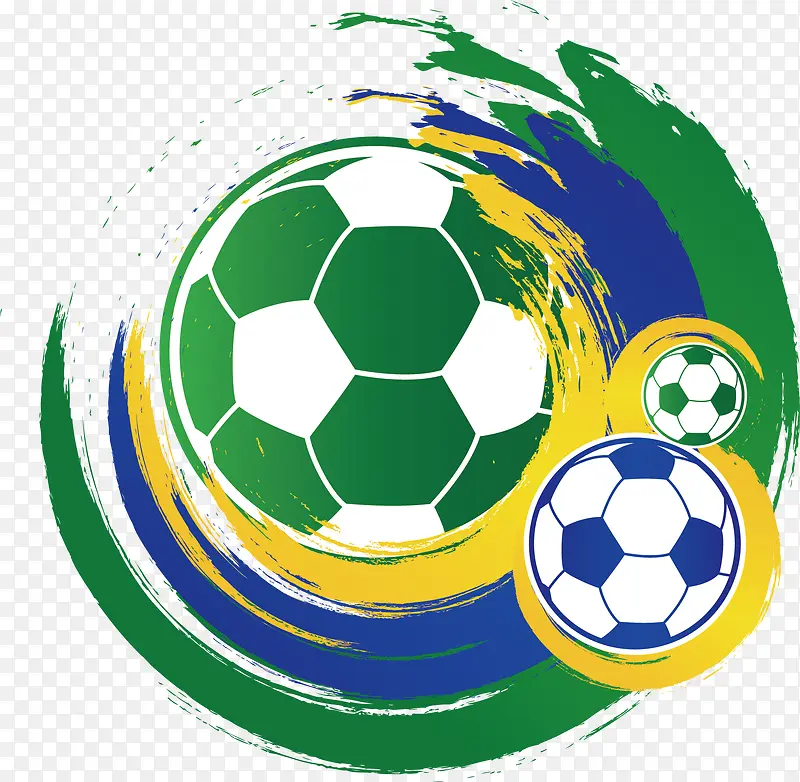 绿色圈圈绿色足球