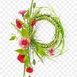 绿色叶子绿色谷穗 透明背景PNG