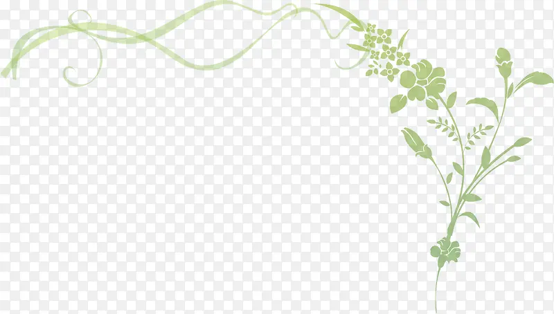 可爱绿色背景素材