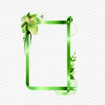 绿色边框 免费PNG素材