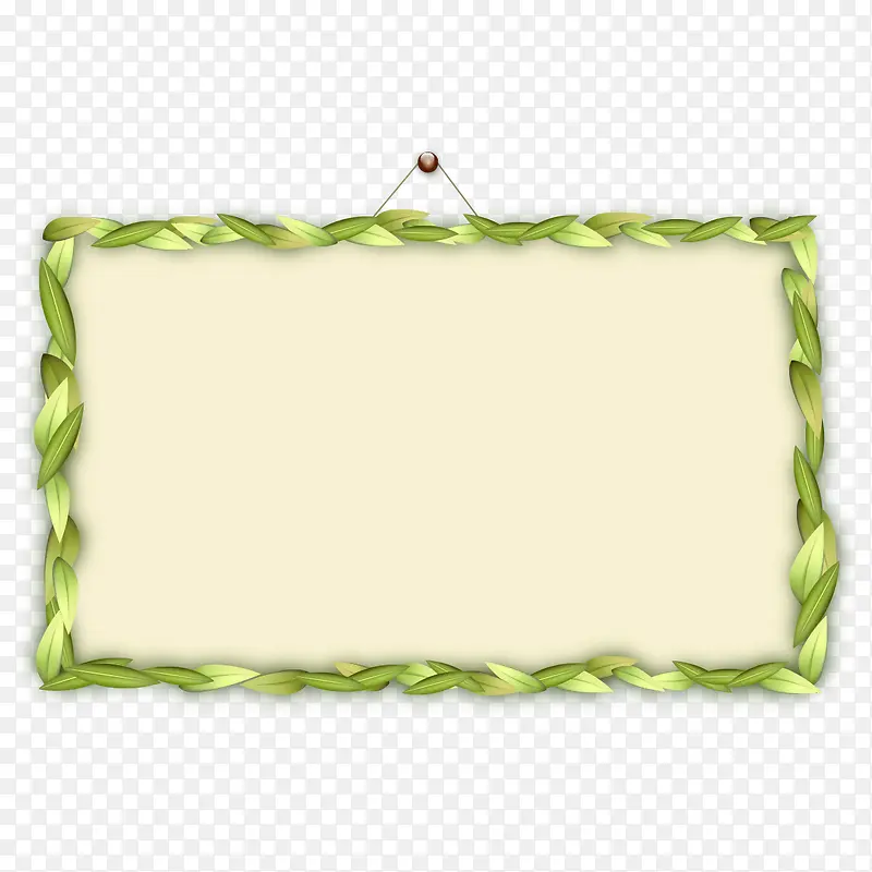 绿色边框素材