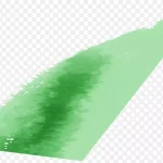 水彩绿色背景装饰 免费PNG素材