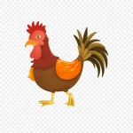 可爱大公鸡免抠素材 PNG素材下载
