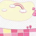 可爱海报背景 PNG素材下载