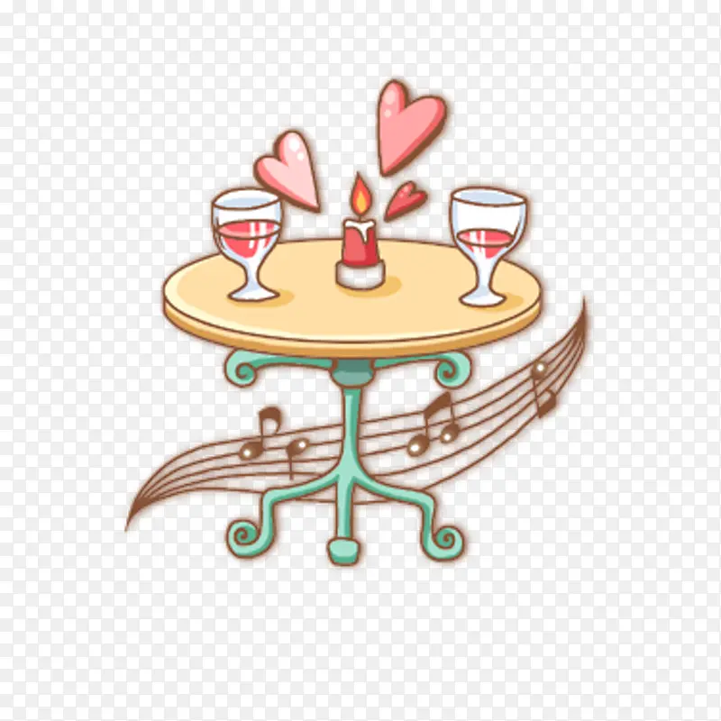 可爱卡通桌子