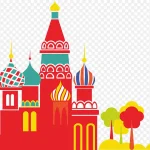 可爱卡通专辑 卡通房子 可爱 透明背景PNG