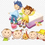 卡通可爱小孩 PNG素材下载