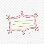 可爱卡通话语框矢量 高清PNG