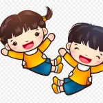 可爱卡通小朋友 PNG素材下载