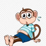 可爱卡通猴子 高清PNG